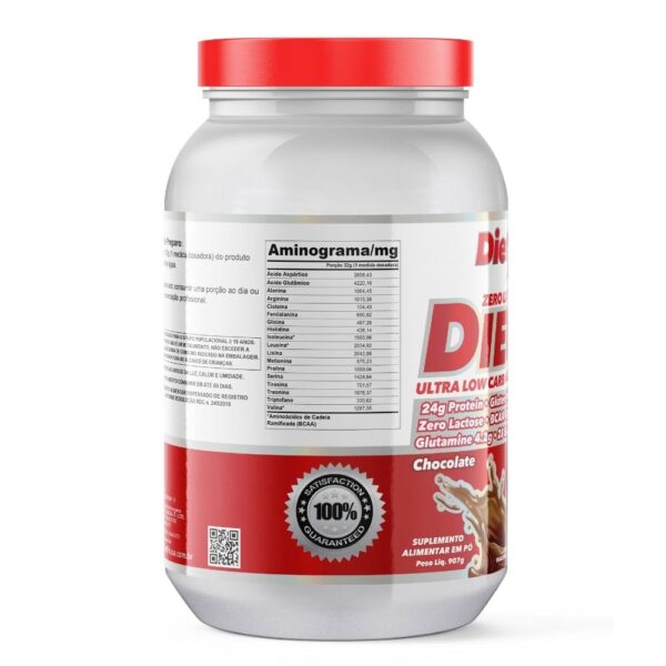 Whey Dietfit Diet Ultra Low Carb Whey Zero Lactose Chocolate - Imagem 4