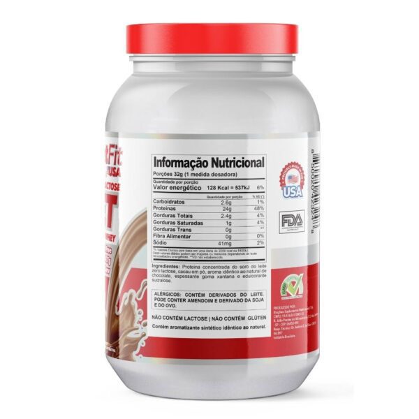 Whey Dietfit Diet Ultra Low Carb Whey Zero Lactose Chocolate - Imagem 2